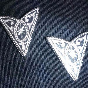 2 Pairs NOS Western Shirt Collar Tips Points Corners Southwestern Cowboy Rodeo